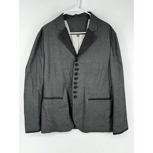 John‎ Varvatos Multibutton Gray Blazer Jacket Size 52 Cotton Made In Italy